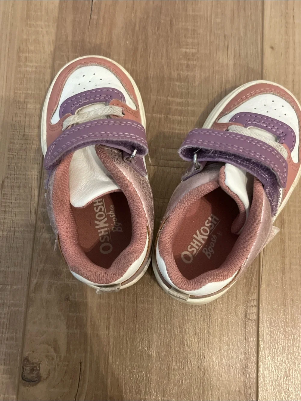 OshKosh B'gosh White, Pink and Purple Kids Sneakers